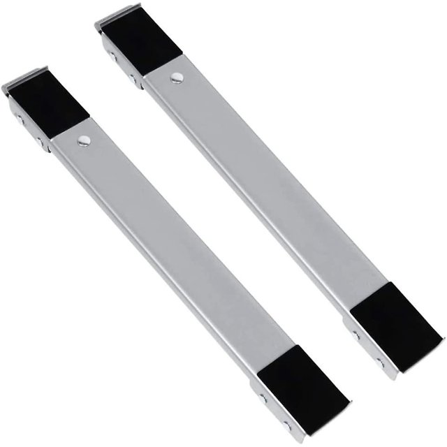 Base móvil para lavadora, soporte de base ajustable para lavadora (1 unidad, blanco)