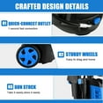 thumbnail image 4 of Huanherad 5000 PSI Electric Pressure Washer, 4.0GPM Portable Power Washer with Foam Cannon, 4 Quick Connect Nozzles for Cars/Fences/Driveways/Home/Patios, Blue, 4 of 8