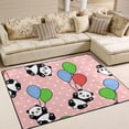 thumbnail image 2 of SKYSONIC Cute Panda Area Rug 80"x58" Pet & Child Friendly Carpet ,Indoor Outdoor Soft Rug Washable Non Slip Comfortable Area Rug, 2 of 6