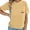 Light Yellow, variant on Women's Nursing Breastfeeding Shirts with Zipper Loose Fit Short Sleeve Maternity Top Nursing Clothes Pink, Size XL