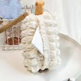 thumbnail image 6 of Plush Tissue Box ,Rectangle, Practical, Easy to Clean, Lightweight Reusable Facial Tissue Box Cover, for Tables Desks Countertop Car Bathroom White, 6 of 8