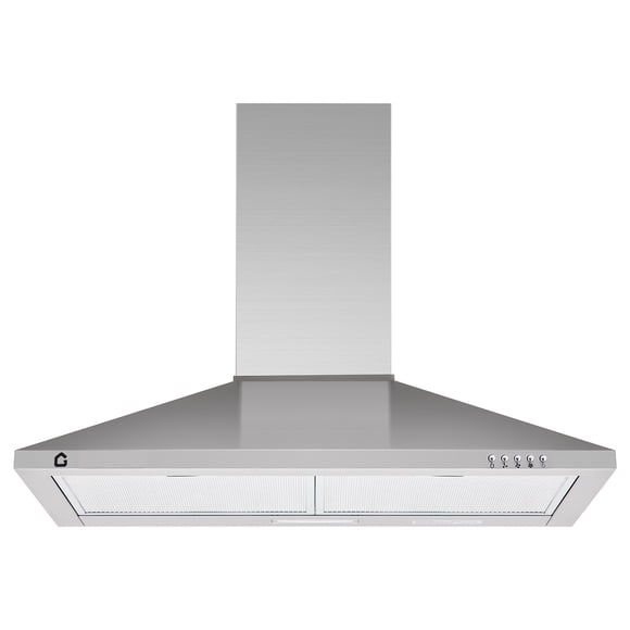 Kojooin 30 in Wall-Mounted Range Hood, Stainless Steel Kitchen Vent Hood with 3 Speeds, Touch and Remote Control, LED Lights and Baffle Filters