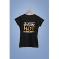 thumbnail image 5 of Old Glory Juniors Valentine's Day Smokin Hot Husband Short Sleeve Graphic T Shirt, 5 of 6
