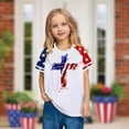 thumbnail image 2 of FamilyThread Kids American USA Flag Patriotic T Shirts 4th of July Summer T-Shirt for Boys Girls Short Sleeve American Flag Holiday Patriotic Tops, 2 of 7