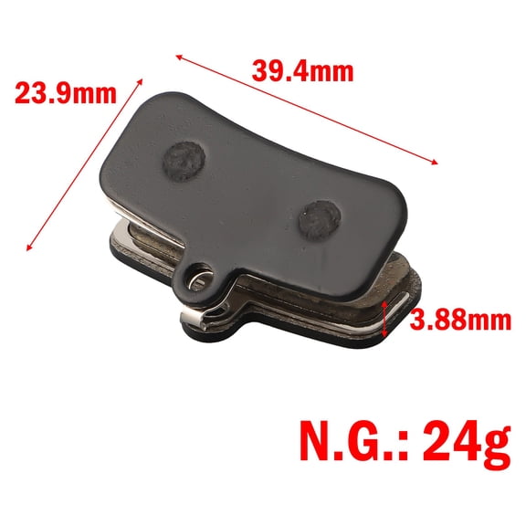1 Pair Disc Brake Pads for -Shimano Saint M810 M820 /Zee M640 Semi Metal