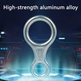 thumbnail image 7 of 35 KN Climbing Rescue Figure 8 Descender Large Bent-Ear Rigging Plate Heavy Duty & High Strength Rappel Device Equipment for Rappelling Belaying Tree Climbing Aerial Silks Rigging, 2.95x5.75", 7 of 7