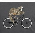 thumbnail image 2 of Old Glory Mens Bicycle Sloth Short Sleeve Graphic T Shirt, 2 of 6