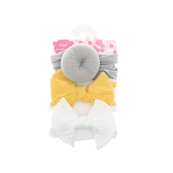 Alvage 3 Pcs Bow HeadBands, Baby Girl Headbands for Elastic Hair Band Hairlace Headband for Baby girls Holiday Party Hair Band Headwear Accessories