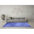 thumbnail image 3 of Ahgly Company Indoor Rectangle Oriental Blue Industrial Area Rugs, 2' x 4', 3 of 4