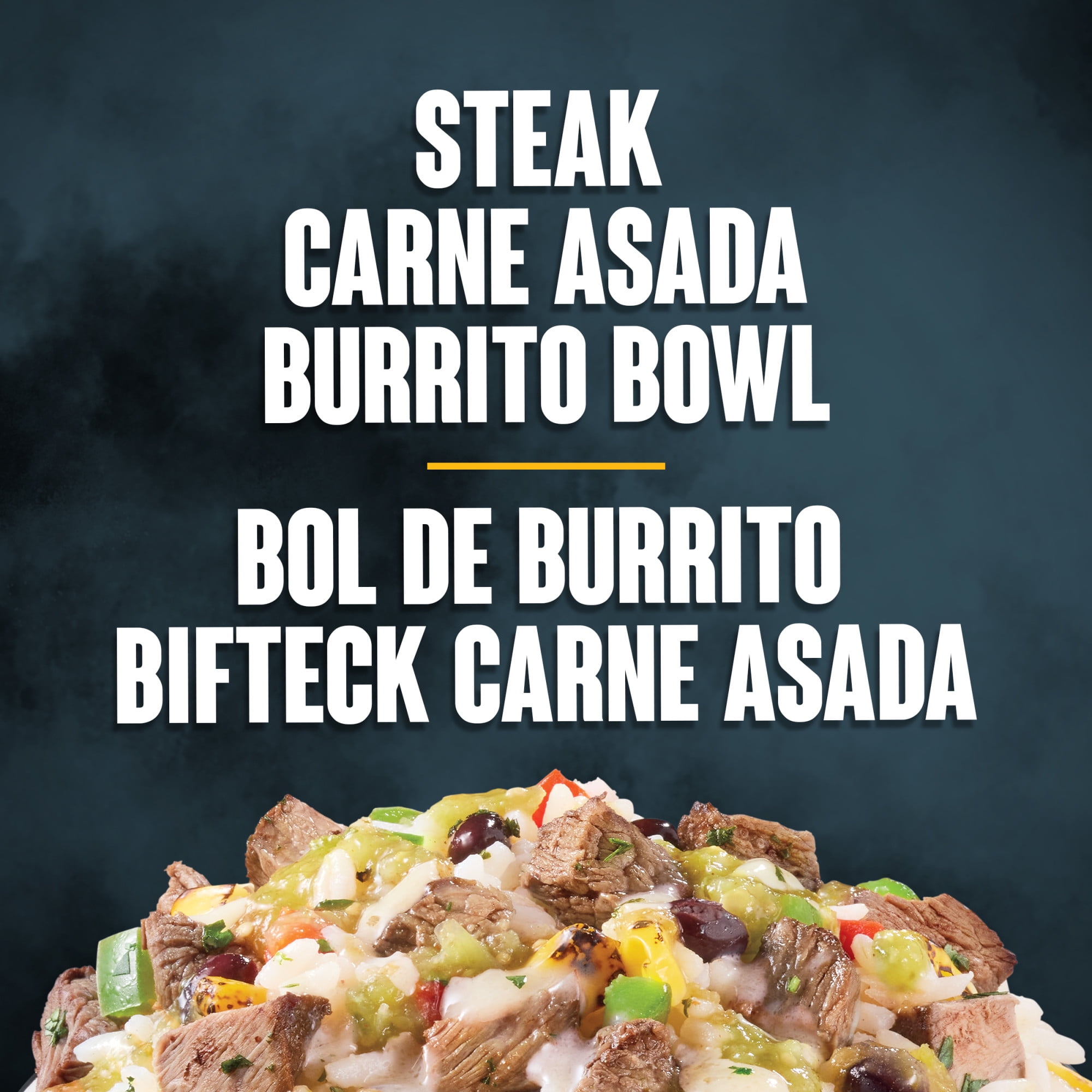 CRAVE Steak Carne Asada Burrito Bowl, 340 g Box, CRAVE CARNE ASADA BURRITO BOWL