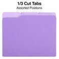 thumbnail image 3 of File Folders, 1/3 Cut, Letter Size, Purple, 200/Carton (ST535559-CCVS), 3 of 4