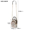 thumbnail image 2 of FORMRS Crossbody Bag for Women Quilted Travel Shoulder Cell Phone Purse with Chain Strap Handbag, Red Flower, 2 of 7