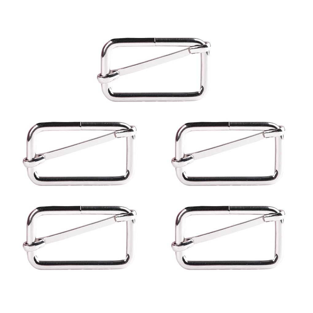 Shimeyao 90-Piece Assorted Metal D Rings For DIY - 5 Sizes (1/2" To 5/4") In Silver, Gold, Rose Gold, Bronze, Black