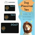 thumbnail image 5 of Dog Cat Pet Food Feeding Mat,Greenwood Mat for Dog Bowls and Water,Water Absorbent,Non Slip Placemat,Easy to Clean 16" x24", 5 of 5