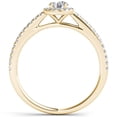thumbnail image 3 of 1/2 Carat T.W. Diamond Single Halo 14kt Yellow Gold Engagement Ring, 3 of 5