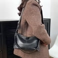 thumbnail image 2 of URSOFINE Large Shoulder Purses for Women Genuine Leather Hobo Bags Trendy Crossbody Purses with 2 Straps, 2 of 8
