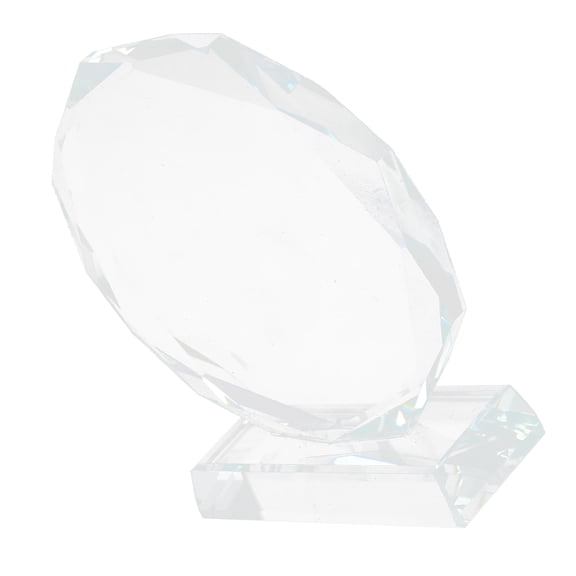 MLINS Sublimation Blanks Crystal Award Trophy Photo Frame For Recognition Awards Decorative Signs Plaque For Appreciation Diy Picture Frame