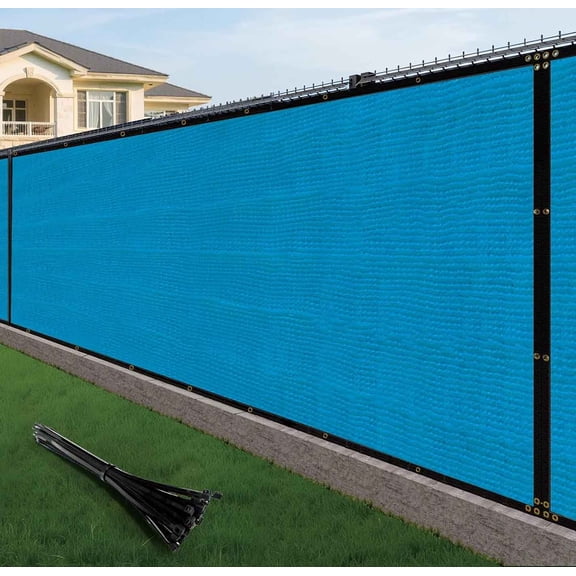 Privacy Screen Heavy Duty Fence Cover for Outdoor Home Decoration Garden Wall Backyard (Blue)