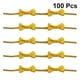thumbnail image 2 of 100 unidades de envoltorios para hornear con lazos adorables, prácticos y prácticos para sellar alimentos (amarillos), 2 of 7
