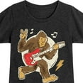 thumbnail image 3 of Instant Message - Sasquatch Rock & Roll - Toddler & Youth Girls Short Sleeve Graphic T-Shirt, 3 of 6