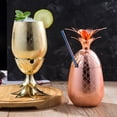 thumbnail image 5 of Dengjunhu 550ml Pineapple Shape Moscow Mule Copper Mug Cocktail Coffee Milk Cup Drinkware, 5 of 7