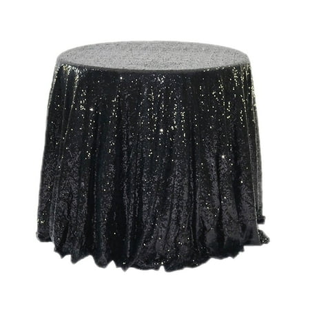 

wendunide home textiles Round Sequin Tablecloth47.2 Glitter Sequin Sequin Fabric Tablecloth Sparkling Tablecloth Cover For Birthday Wedding Party Tablecloth H