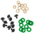 thumbnail image 4 of 10 Piezas 16 Mm / 18 Mm / 20 Mm / 24 Mm Ojos de Seguridad de Plástico Brillante , Verde, 20mm Baoblaze Ojos claros de seguridad, 4 of 8