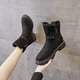 thumbnail image 2 of Botas de nieve para mujer, de invierno, con forro polar grueso, cálidas, antideslizantes, a la moda, de suela gruesa, cortas, combinables, con punta redonda, zapatos de algodón, 2 of 6