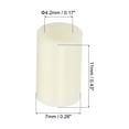 thumbnail image 2 of Uxcell 4.2mm ID x 7mm OD x 11mm L Round Spacers Washers, 200 Pack ABS Plastic Standoff Gaskets for M4 Screws, Beige, 2 of 4