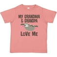 thumbnail image 3 of Inktastic Grandma and Grandpa Love Me Sloth Girls Toddler T-Shirt, 3 of 5