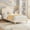 Beige Twin, variant on Danolapsi Twin/Full/Queen Size Bed Frame with Adjustable LED Headboard and Footboard, Velvet Upholstered Princess Platform Bedframe with Wooden Slats Support, No Box Spring Needed