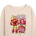 thumbnail image 3 of Marvel Iron Man - Action Figure - Women's French Terry Pullover Long Sleeve Shirt, 3 of 5