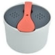 thumbnail image 4 of Olla Arrocera Para Microondas, Colador De Tapa De Material PP De Alimentaria, Olla Para Cocinar Al Vapor, 2L, 4 of 7