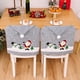 thumbnail image 5 of Chair Cover, Gray Printed Chair Cover, Elderly Snowman Non-woven Chair Cover, Christmas Hat, Decorative Home, Festive Snowman, for Living Room, for Office, Premium Non-woven Fabric, Easy to, 5 of 9