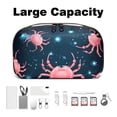 thumbnail image 3 of Constellation Travel Electronic Organizer Case with Oxford Waterproof Material, 5.9x9.44x3.14 in, Charger Organizer, Charger Pouch, Travel Cord Organizer Case Small, Mobile Charger Pouch, 3 of 6
