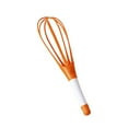 thumbnail image 1 of 1PCS Egg Beater Multifunctional Manual Egg Beater Purpose Plastic Folding Storage Mixer Baking Tool. Orange, 1 of 5