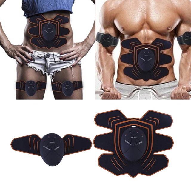 Cinturón Portátil De Entrenamiento De Músculos Abdominales Y Estimulador De De Muslo USB Home Fitness shamjiam Cinturón de entrenamiento de músculos abdominales