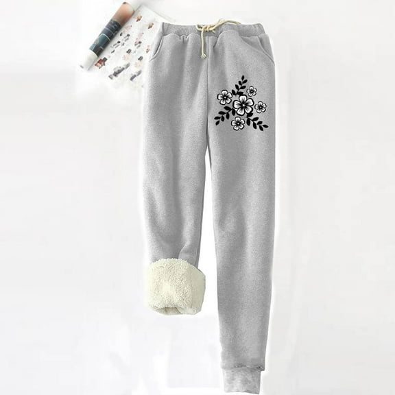 AOOCHASLIY Women Fall Pants Fashion Casual Womens Printed Span Ladies High Waist Keep Warm Long Pants Full Length Leggings Pants