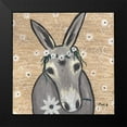 thumbnail image 2 of Bryan, Kathleen 20x20 Black Modern Framed Museum Art Print Titled - Donkey with Daisies, 2 of 5