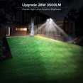 thumbnail image 4 of SANSI 28W LED Motion Sensor Light Outdoor, 3500LM Security Light, 5000K Dusk to Dawn IP65 Floodlight, 4 of 8