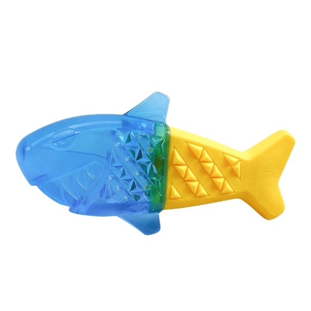 Interactive Freezable Dog Chew TPR Pet Teether for Teeth Cleaning and Gum Massage
