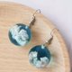 thumbnail image 1 of Exquisite Blue Sky and White Clouds Glass Ball Earrings - Versatile and Unique Jewelry for Women, 1 of 4