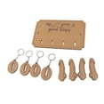 thumbnail image 2 of Key Holder Rack 4 Hook Cute Pendant Poplar Wooden Key Holder Rack for Entryway Mudroom, 2 of 5