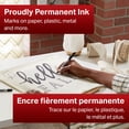 thumbnail image 3 of Marqueurs permanents Sharpie, pointe double, pointe fine et ultra-fine, noir, 2 unités, 3 of 8