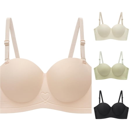 Venzia Women Comfort Support Bra Collection, Floral Lace Seamless Ribbed Wireless & Underwire Adjustable Strap Everyday Lingerie For Ladies