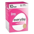 thumbnail image 2 of L'eggs Everyday Knee Highs ST 10 Pair (Pack of 3) 3 Nude, 2 of 2