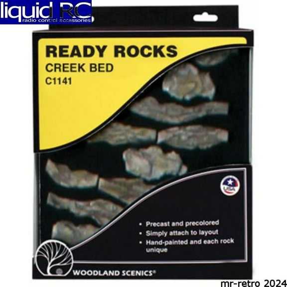 Woodland Scenics C1141 Ready Rocks Creek Bed Rocks