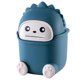 thumbnail image 3 of Desktop Organizer Small Trash Can For Creative Use 9.24x6.09x5.5in Blue Plastic 1Pcs, 3 of 5