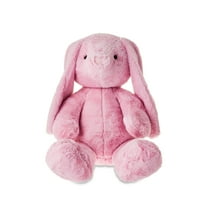 Large Bunny Plush, Pink, 22", Easter by Way To Celebrate