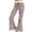 /c143Pink661, variant on Women's Flare Pants Casual Elastic Waist Leggings Stretch High Waist Trouser Slim Fit Solid Color Everyday Wear Soft Party Bottoms,Gold,S